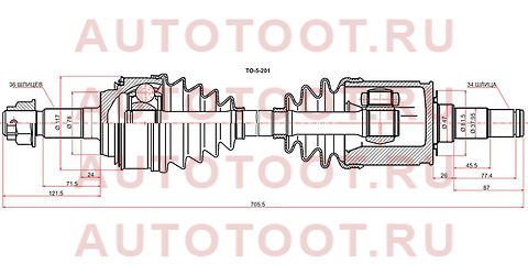 Привод в сборе FR TOYOTA TUNDRA/SEQUOIA 06- to5201 sat – купить в Омске. Цены, характеристики, фото в интернет-магазине autotoot.ru