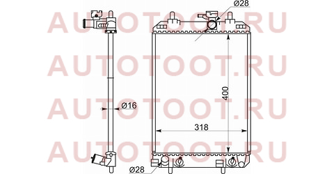 Радиатор DAIHATSU BOON 10-/TOYOTA PASSO 10- KR ty00014 sat – купить в Омске. Цены, характеристики, фото в интернет-магазине autotoot.ru