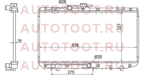 Радиатор TOYOTA STARLET #P80/#P90/SERA 89-99 ty0001-ep80 sat – купить в Омске. Цены, характеристики, фото в интернет-магазине autotoot.ru