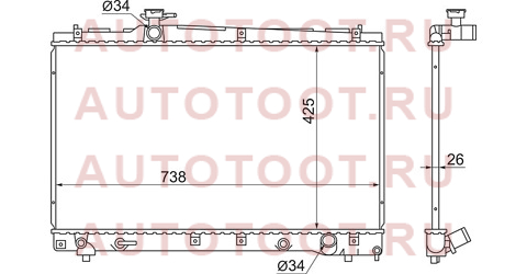 Радиатор TOYOTA VOXY/NOAH/IPSUM/AVENSIS VERSO 01- ty0002-acm20-2r sat – купить в Омске. Цены, характеристики, фото в интернет-магазине autotoot.ru