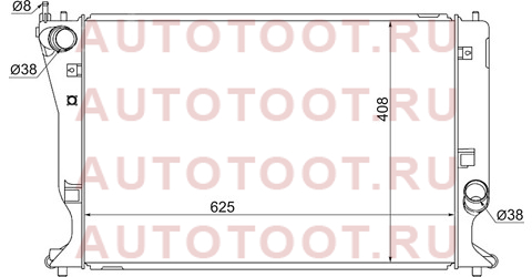 Радиатор TOYOTA AVENSIS 1AD/2AD 03-06/VERSO #R1# 04-09 ty0002-adt250 sat – купить в Омске. Цены, характеристики, фото в интернет-магазине autotoot.ru