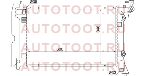 Радиатор TOYOTA AVENSIS/COROLLA USA 1ZZ-FE/3ZZ-FE/4ZZ-FE 03-06 ty0002-zzt250 sat – купить в Омске. Цены, характеристики, фото в интернет-магазине autotoot.ru