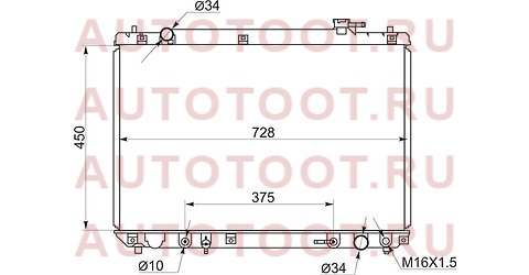 Радиатор TOYOTA HARRIER 98-03/KLUGER 00-07 2AZ ty0003-acu10 sat – купить в Омске. Цены, характеристики, фото в интернет-магазине autotoot.ru