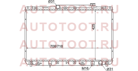 Радиатор TOYOTA CAMRY/SCEPTER SXV10 2.2 92-95 ty0003-sxv10 sat – купить в Омске. Цены, характеристики, фото в интернет-магазине autotoot.ru