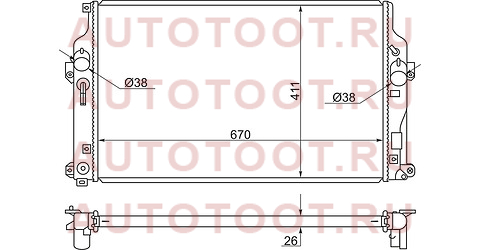 Радиатор TOYOTA RAV4 13- 2ADFHV ty000440 sat – купить в Омске. Цены, характеристики, фото в интернет-магазине autotoot.ru