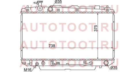 Радиатор TOYOTA RAV4 1ZZ 1,8 00-05 ty0004-zca20-2r sat – купить в Омске. Цены, характеристики, фото в интернет-магазине autotoot.ru