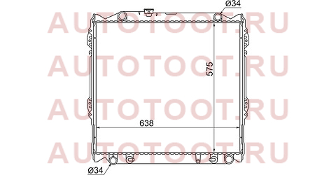 Радиатор TOYOTA LAND CRUISER PRADO/SURF/4-RUNNER 95-02 бензин ty0008-j95 sat – купить в Омске. Цены, характеристики, фото в интернет-магазине autotoot.ru