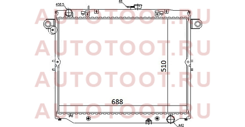 Радиатор TOYOTA LAND CRUISER 100 1HDFTE 4.2 98-07 DIESEL ty0009100d1 sat – купить в Омске. Цены, характеристики, фото в интернет-магазине autotoot.ru