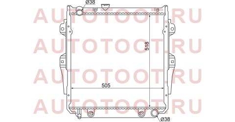 Радиатор TOYOTA LAND CRUISER PRADO 70 1KZ-TE 3.0 93-99 ty0009-kzj78 sat – купить в Омске. Цены, характеристики, фото в интернет-магазине autotoot.ru