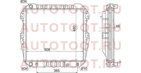 Радиатор TOYOTA LAND CRUISER PRADO 70 2LT 90-99 ty0009-lj78 sat – купить в Омске. Цены, характеристики, фото в интернет-магазине autotoot.ru