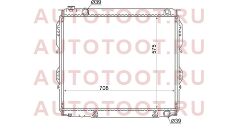 Радиатор TOYOTA SEQUOIA/TUNDRA 2UZ 01- ty0009-uck35 sat – купить в Омске. Цены, характеристики, фото в интернет-магазине autotoot.ru