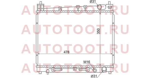 Радиатор TOYOTA YARIS/VITZ/ECHO/PLATZ/FUNCARGO/Bb/IST/PROBOX/SUCCEED/WILL CYPHA/VI/PORTE/SIENTA 99- ty000w10 sat – купить в Омске. Цены, характеристики, фото в интернет-магазине autotoot.ru