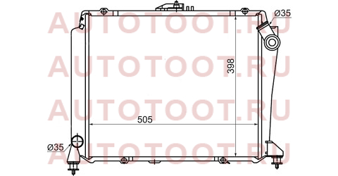 Радиатор TOYOTA HIACE LH10# 89-04 DIESEL MT ty0010-lh10 sat – купить в Омске. Цены, характеристики, фото в интернет-магазине autotoot.ru