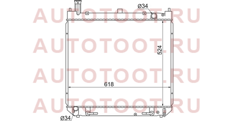 Радиатор TOYOTA HIACE REGIUS/GRANVIA 5L 2.8 97- ty0010-lh18 sat – купить в Омске. Цены, характеристики, фото в интернет-магазине autotoot.ru