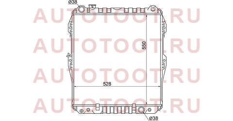 Радиатор TOYOTA SURF/HILUX/4-RUNNER 1KZ-TE 3.0 93-95 медн. ty0013-1kz sat – купить в Омске. Цены, характеристики, фото в интернет-магазине autotoot.ru