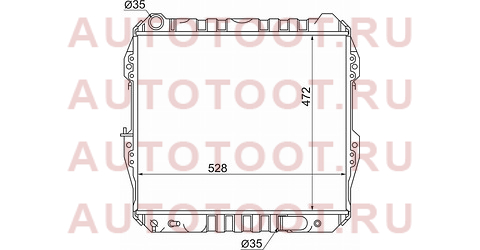 Радиатор TOYOTA SURF/HILUX/4-RUNNER LN13# 2,4 1989-95 ty0013-tdi-3r sat – купить в Омске. Цены, характеристики, фото в интернет-магазине autotoot.ru