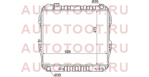 Радиатор TOYOTA SURF/HILUX/4-RUNNER 3,0 V6 1989-95 ty0013-v6-3r sat – купить в Омске. Цены, характеристики, фото в интернет-магазине autotoot.ru