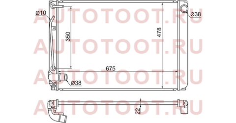 Радиатор TOYOTA SIENNA II 05-09 3MZ ty0015 sat – купить в Омске. Цены, характеристики, фото в интернет-магазине autotoot.ru