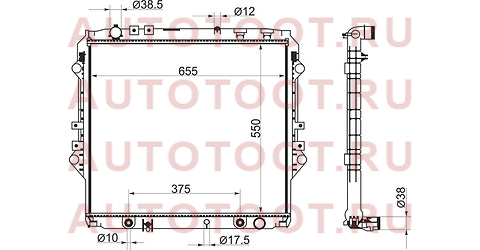 Радиатор TOYOTA HILUX 15- ty0018 sat – купить в Омске. Цены, характеристики, фото в интернет-магазине autotoot.ru