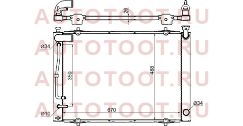 Радиатор TOYOTA ALPHARD 2AZ 02-05 ty0030-anh10 sat – купить в Омске. Цены, характеристики, фото в интернет-магазине autotoot.ru