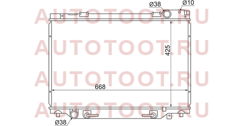 Радиатор TOYOTA ESTIMA/LUCIDA/EMINA/PREVIA 2TZ/3C-T 92-99 ty0030-tcr sat – купить в Омске. Цены, характеристики, фото в интернет-магазине autotoot.ru