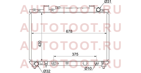 Радиатор TOYOTA TOWN ACE NOAH/LITE ACE SR4/5# 3S-FE 96-07 ty0050 sat – купить в Омске. Цены, характеристики, фото в интернет-магазине autotoot.ru