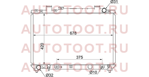 Радиатор TOYOTA TOWN ACE NOAH/LITE ACE SR4/5# 3S-FE 1996- ty0050-2r sat – купить в Омске. Цены, характеристики, фото в интернет-магазине autotoot.ru