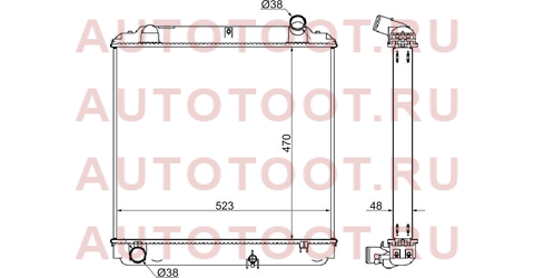 Радиатор TOYOTA DYNA / TOYOACE \'97-\'99, 15B-F, MT, BU102 ty0060-1 sat – купить в Омске. Цены, характеристики, фото в интернет-магазине autotoot.ru