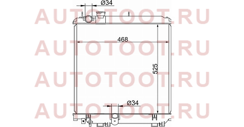 Радиатор TOYOTA DYNA/TOYOACE 5L 01- ty00632 sat – купить в Омске. Цены, характеристики, фото в интернет-магазине autotoot.ru