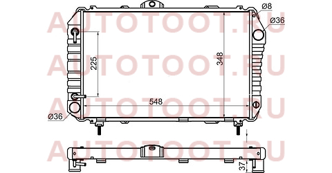 Радиатор TOYOTA LITE/TOWNACE TRUCK 2Y YM5#/6# 85-92 AT ty0067-at sat – купить в Омске. Цены, характеристики, фото в интернет-магазине autotoot.ru