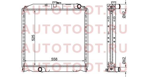 Радиатор TOYOTA DYNA/ TOYO ACE BU4##/ BZU410/ XZU3##/ XZU4## 1999-2006/ J05C/ S05C/ S05D ty0071 sat – купить в Омске. Цены, характеристики, фото в интернет-магазине autotoot.ru