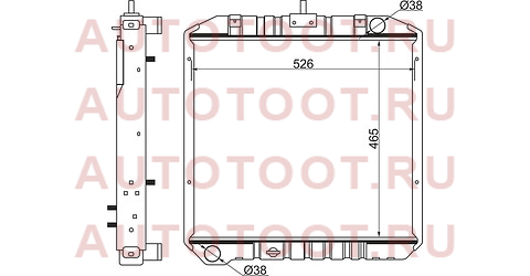 Радиатор TOYOTA DYNA/TOYOACE (BU6#/7#/8#) 11B/13B/14B 84-95 ty0073 sat – купить в Омске. Цены, характеристики, фото в интернет-магазине autotoot.ru