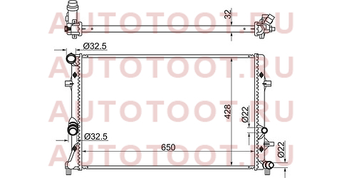 Радиатор AUDI A3 08-13/SKODA OCTAVIA/YETY 09-/VW GOLF/JETTA/TOURAN 09- 1.2 vw00084 sat – купить в Омске. Цены, характеристики, фото в интернет-магазине autotoot.ru