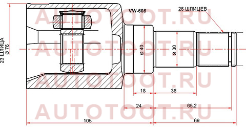 Шрус внутренний LH FORD FOCUS II 08-11/C-MAX 07-10 vw608 sat – купить в Омске. Цены, характеристики, фото в интернет-магазине autotoot.ru