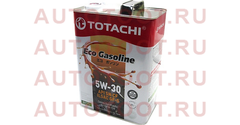 Масло моторное полусинтетическое TOTACHI Eco Gasoline 5W-30 SN/CF, C2, GF-5 4л 10804 totachi – купить в Омске. Цены, характеристики, фото в интернет-магазине autotoot.ru