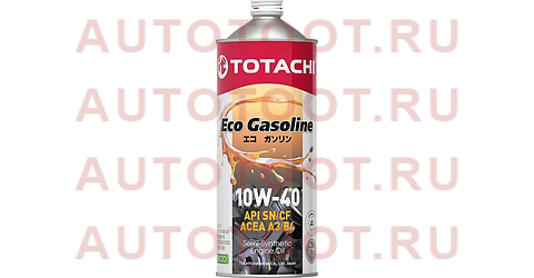 Масло моторное полусинтетическое TOTACHI Eco Gasoline 10W-40 SN/CF, A3/B4 1л 10901 totachi – купить в Омске. Цены, характеристики, фото в интернет-магазине autotoot.ru