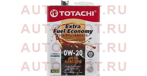 Масло моторное синтетическое TOTACHI Extra Fuel Economy 0W-20 SN, GF-5 4л 11404 totachi – купить в Омске. Цены, характеристики, фото в интернет-магазине autotoot.ru