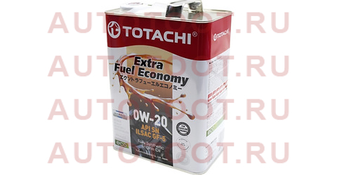 Масло моторное синтетическое TOTACHI Extra Fuel Economy 0W-20 SN, GF-5 4л 11404 totachi – купить в Омске. Цены, характеристики, фото в интернет-магазине autotoot.ru