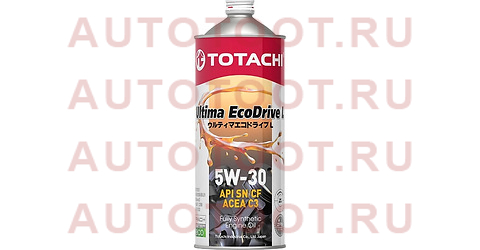 Масло моторное синтетическое TOTACHI Ultima Ecodrive L 5W-30 SN/CF, C3 1л 12101 totachi – купить в Омске. Цены, характеристики, фото в интернет-магазине autotoot.ru