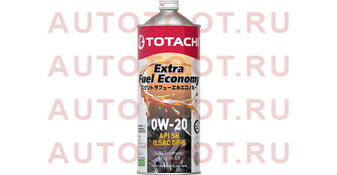 Масло моторное синтетическое TOTACHI Extra Fuel Economy 0W-20 SN, GF-5 1л 4562374690615 totachi – купить в Омске. Цены, характеристики, фото в интернет-магазине autotoot.ru