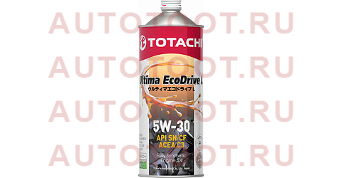 Масло моторное синтетическое TOTACHI Ultima Ecodrive L 5W-30 SN/CF, C3 1л 4562374690912 totachi – купить в Омске. Цены, характеристики, фото в интернет-магазине autotoot.ru