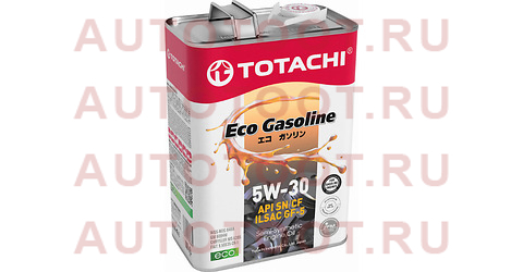 TOTACHI 5W30 Eco Gasoline Semi-Synthetic п/с 4л Масло моторное 4589904934865 totachi – купить в Омске. Цены, характеристики, фото в интернет-магазине autotoot.ru