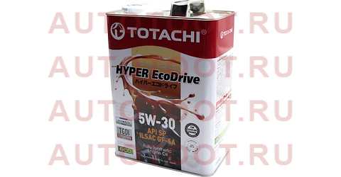 Масло моторное cинтетическое TOTACHI HYPER Ecodrive 5W-30 SP/GF-6A 4л e0304 totachi – купить в Омске. Цены, характеристики, фото в интернет-магазине autotoot.ru