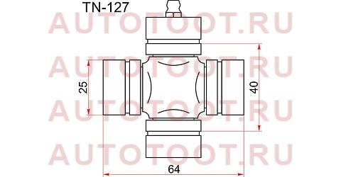 Крестовина карданного вала NISSAN CARAVAN 01-/PATHFINDER/TERRANO 86-95 tn127 toyo – купить в Омске. Цены, характеристики, фото в интернет-магазине autotoot.ru