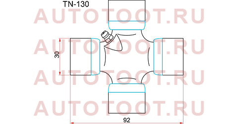 Крестовина карданного вала NISSAN PATHFINDER R51 04-12/TITAN A60 03-15/CHEVROLET TAHOE 95-14/FORD TR tn130 toyo – купить в Омске. Цены, характеристики, фото в интернет-магазине autotoot.ru