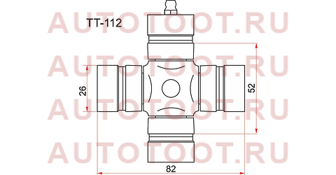 Крестовина карданного вала TOYOTA DYNA 88-95/HIACE 88-96/HILUX 88-01 с тавотницей tt112 toyo – купить в Омске. Цены, характеристики, фото в интернет-магазине autotoot.ru