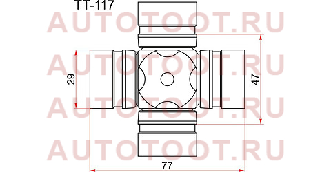 Крестовина карданного вала TOYO без тавотницы TOYOTA HIACE ##H200 tt117 toyo – купить в Омске. Цены, характеристики, фото в интернет-магазине autotoot.ru