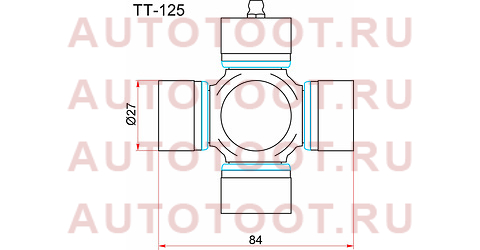 Крестовина карданного вала TOYOTA FORTUNER/HILUX 06-12 с тавотницей tt125 toyo – купить в Омске. Цены, характеристики, фото в интернет-магазине autotoot.ru