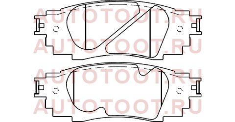 Колодки тормозные RR LEXUS RX 15-/TOYOTA CAMRY 17- 0446648160 Toyota – купить в Омске. Цены, характеристики, фото в интернет-магазине autotoot.ru