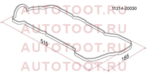 Прокладка клапанной крышки TOYOTA 1MZFE 00-08 11214-20030 Toyota – купить в Омске. Цены, характеристики, фото в интернет-магазине autotoot.ru